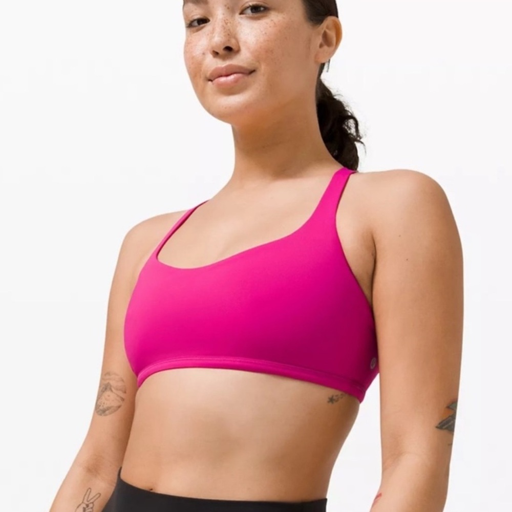 Lululemon Free to Be Wild Bra | Size 10 | Raspberry
